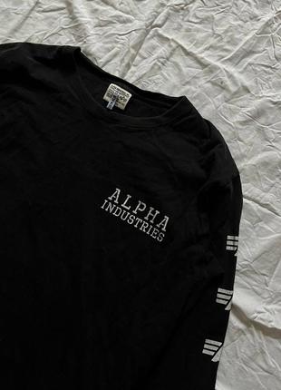 Лонгслив alpha industries