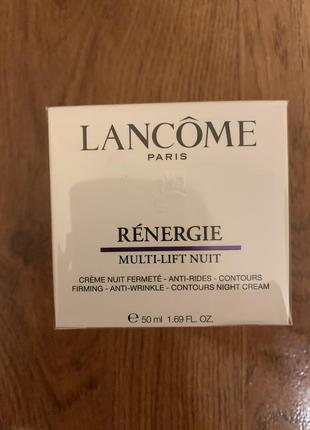 Нічний крем lancome renergie multi-lift