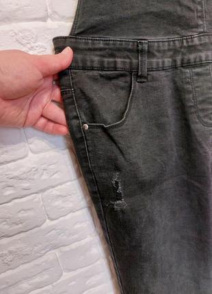 Фирменный джинсовый комбинезон джинсы4 фото