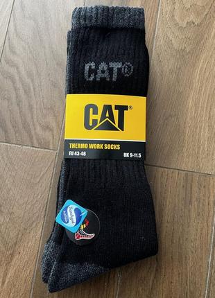 Мужские терм носки американского бренда cat caterpillar оригинал цвет черный или синий2 фото