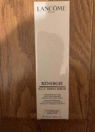 Антивіковий концентрат lancome renergie h.c.f. triple serum