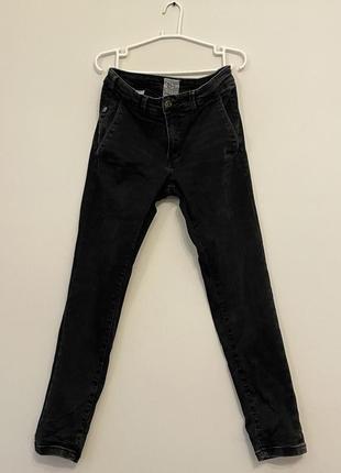 Джинсы черные cropp jeans (w30, l32)1 фото