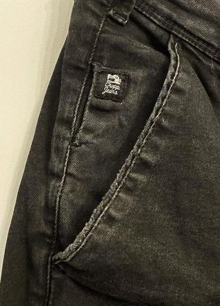 Джинсы черные cropp jeans (w30, l32)3 фото