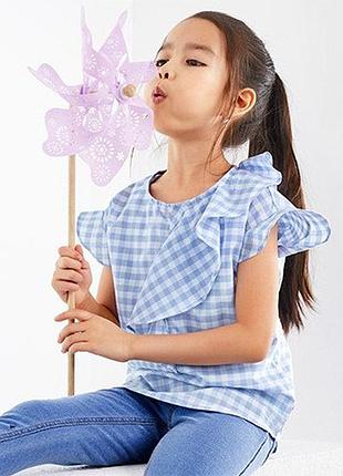 Неймовірна повітряна блуза в клітину від tcm tchibo.німеччина.оригінал.