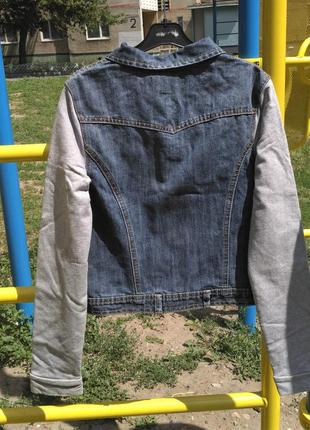 Джинсовка джинсовая куртка укороченная incity3 фото