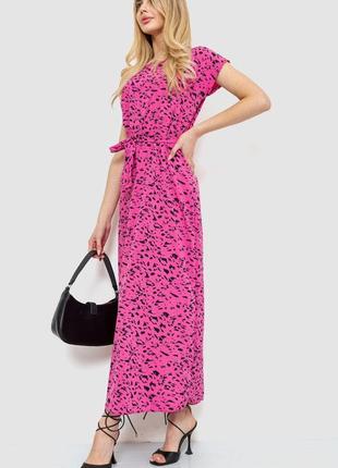 Платье с принтом, цвет розовый, 214r055-33 фото