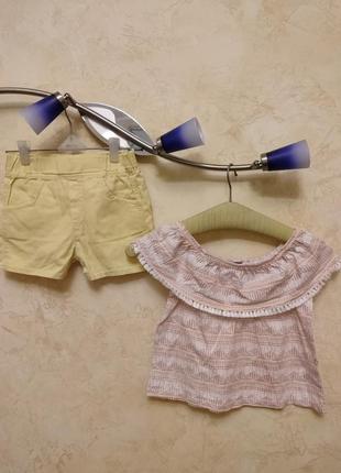 Красивый летний костюм на девочку 5 -6 лет
