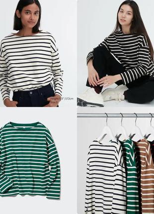 Свитшот лонгслив японского бренда uniqlo