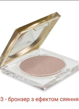 Бронзер lambre bronzer glow / ламбре бронзер із ефектом сяяння4 фото