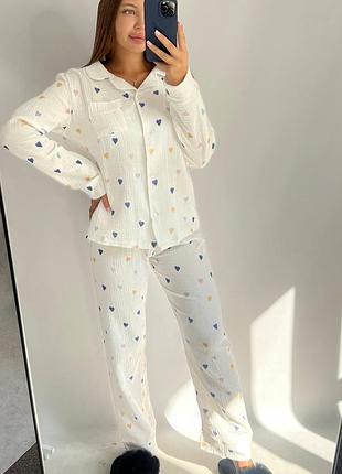 Муслиновая женская пижама