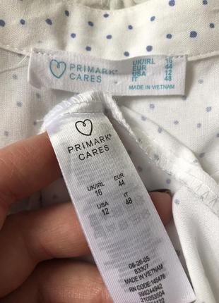 Блузка ярусна в горошок primark р.167 фото