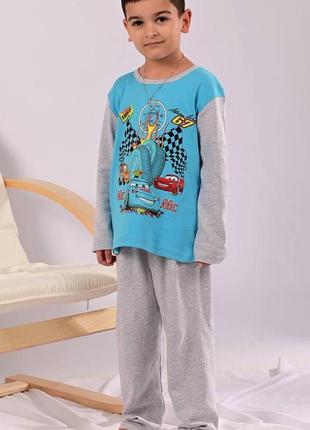 Детская пижама для мальчика 3-7лет.