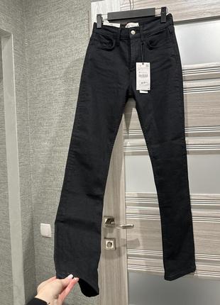 Новые черные классические джинсы zara 32/344 фото