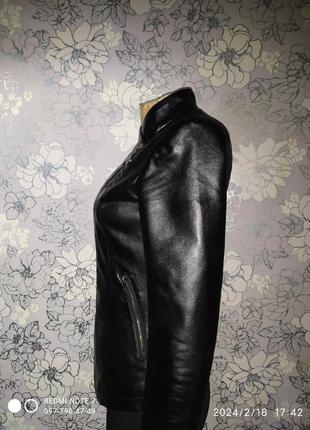 Жіноча шкіряна куртка косуха — anytime — s3 фото