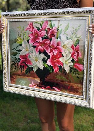 Картина лілї {алмазна вишивка}