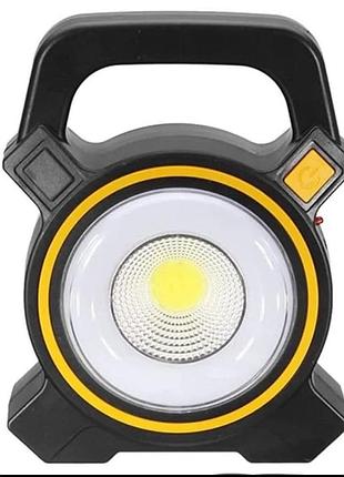 Cob work lights jy-819 на аккумуляторе с солнечной панелью.