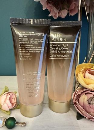 Очищающий гель для лица estee lauder advanced night cleansing gelee with 15 amino acids2 фото