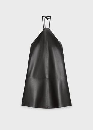 Платье из натуральной кожи zara & steven meisel р.s