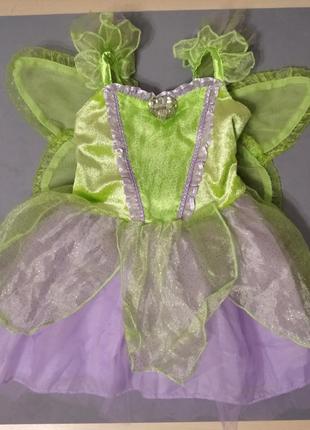 Великолепное платье феи феи феички бабочки с крылышками платья на 6-12 месяцев