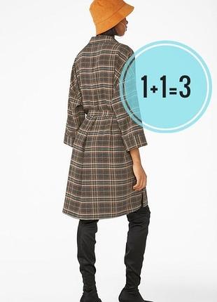 Оверсайз платье рубашка monki (без пояса)