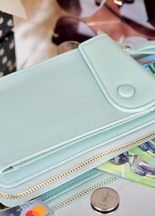 Стильный кошелек, клатч, сумочка, есть цвета, т0022 фото