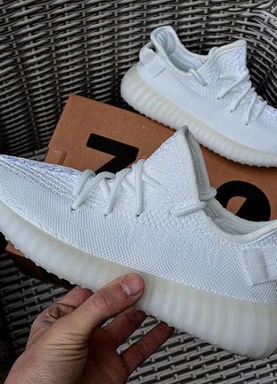 Adidas yeezy boost 350 v2 "cream white" 🆕 жіночі кросівки адідас 🆕 білі