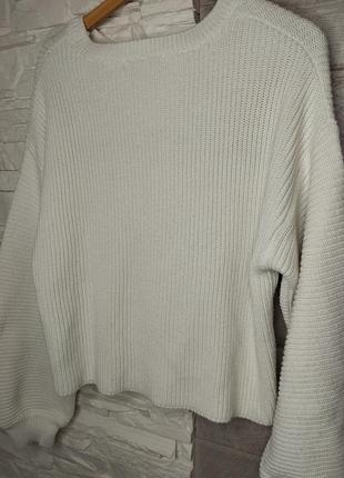 Жіночий акриловий светр об'ємні рукава fb sister l-xl7 фото