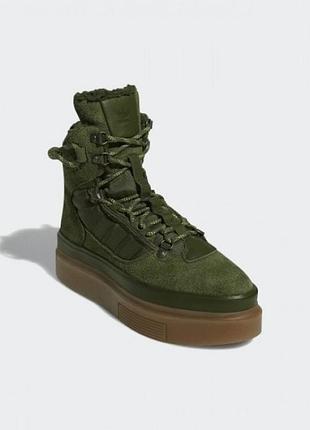 Стильні жіночі черевики хайтопи Gems adidas ivy park x super sleek boot gz44544 фото