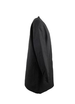 Двух стороннее пальто черная демисезонная куртка женская мужская jack&amp;jones6 фото