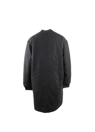Двух стороннее пальто черная демисезонная куртка женская мужская jack&amp;jones7 фото