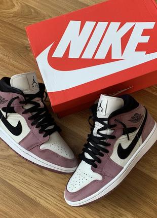 Nike air jordan 1 mid1 фото