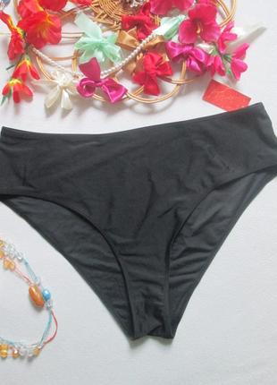 Суперовые черные универсальные плавки низ от купальник батал cider 🌺🌴🌺