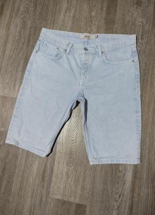 Мужские джинсовые шорты / topman / бриджи / denim / мужская одежда / чоловічий одяг /