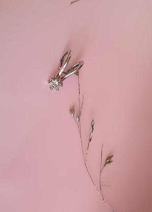 Сережка каффа, серебро 925