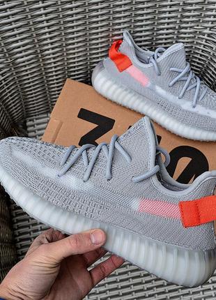 Adidas yeezy boost 350 v2 "tail gt" жіночі кросівки адідас 🆕 сірі з червоним