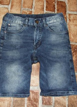 Шорти бермуди хлопчикові джинсові 9 - 10 років h&m1 фото