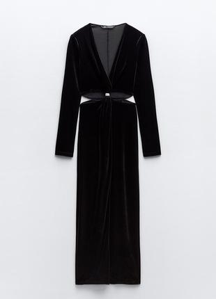 Zara стильне вельветове плаття розмір с6 фото