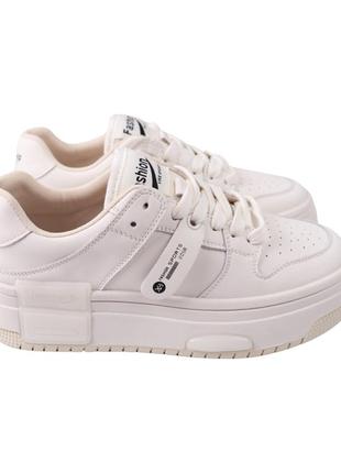 Кеды женские farinni молочные натуральная кожа, 34