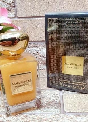 Giorgio armani prive rose d'arabie l'or du desert💥оригинал 2 мл распив аромата затест2 фото