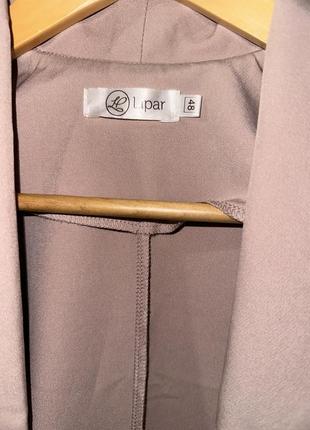 Пиджак пудрогово цвета3 фото