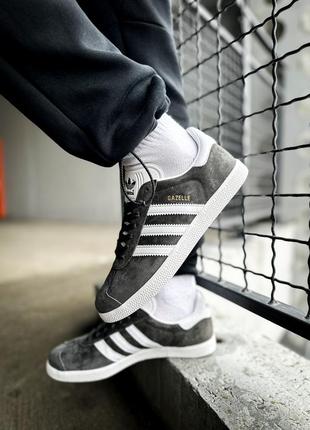 Кросівки adidas gazelle grey