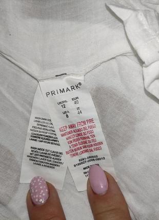 Primark uk12 бавовняна сукня в горох2 фото