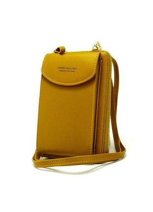 Женская сумка-кошелек baellerry forever young коричневый1 фото