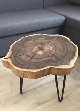 Журнальный столик стол из дерева для гостиной