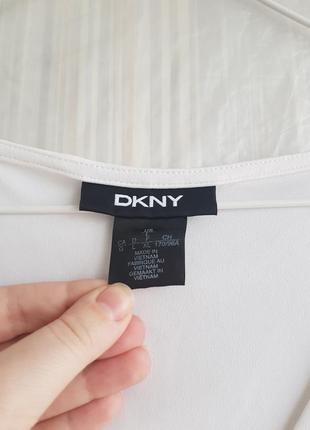 Блуза белая на запах бренда dkny3 фото