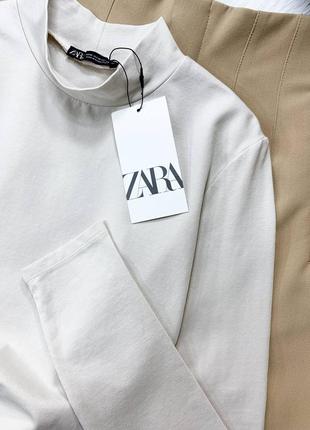 Укороченный топ с горловиной zara5 фото