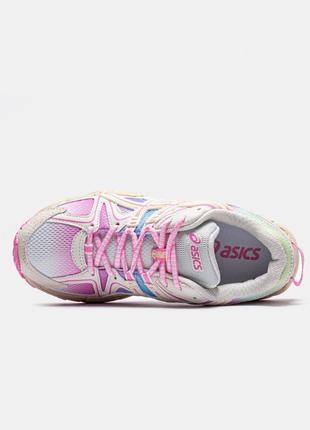 Кроссовки спортивные женские asics gel kahana 8 white pink7 фото