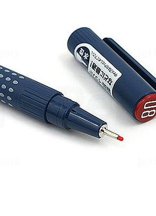 Pilot drawing pen - water-based ink - 08 – red - 0.8 mm лінер червоний