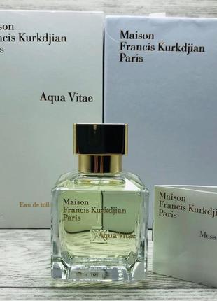 Парфумована вода aqua vitae 
Maison francis kurkdjian 724