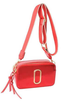 Жіноча сумка 1805 крос-боді червона